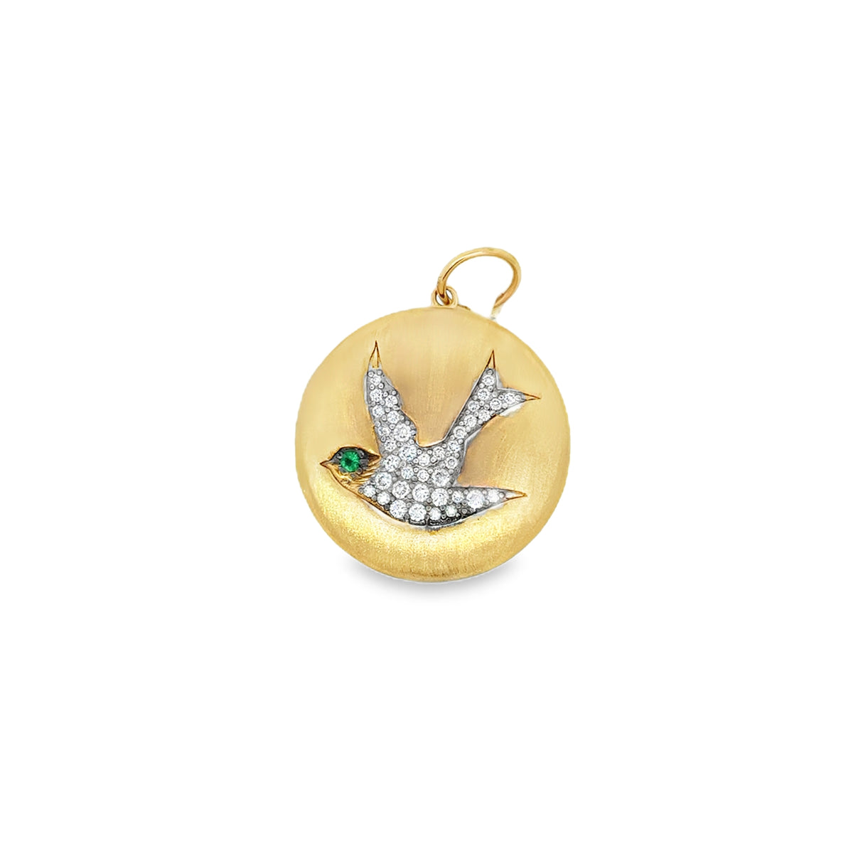 14K Dove Locket