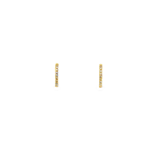 14K Huggies - 9mm