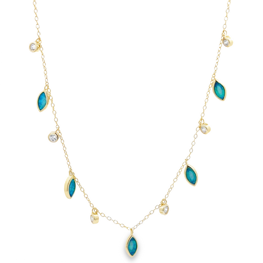 Opal & CZ Drops