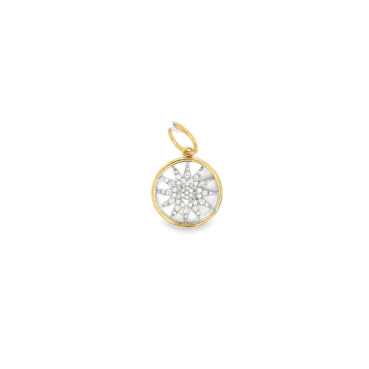 14K Starburst Pendant