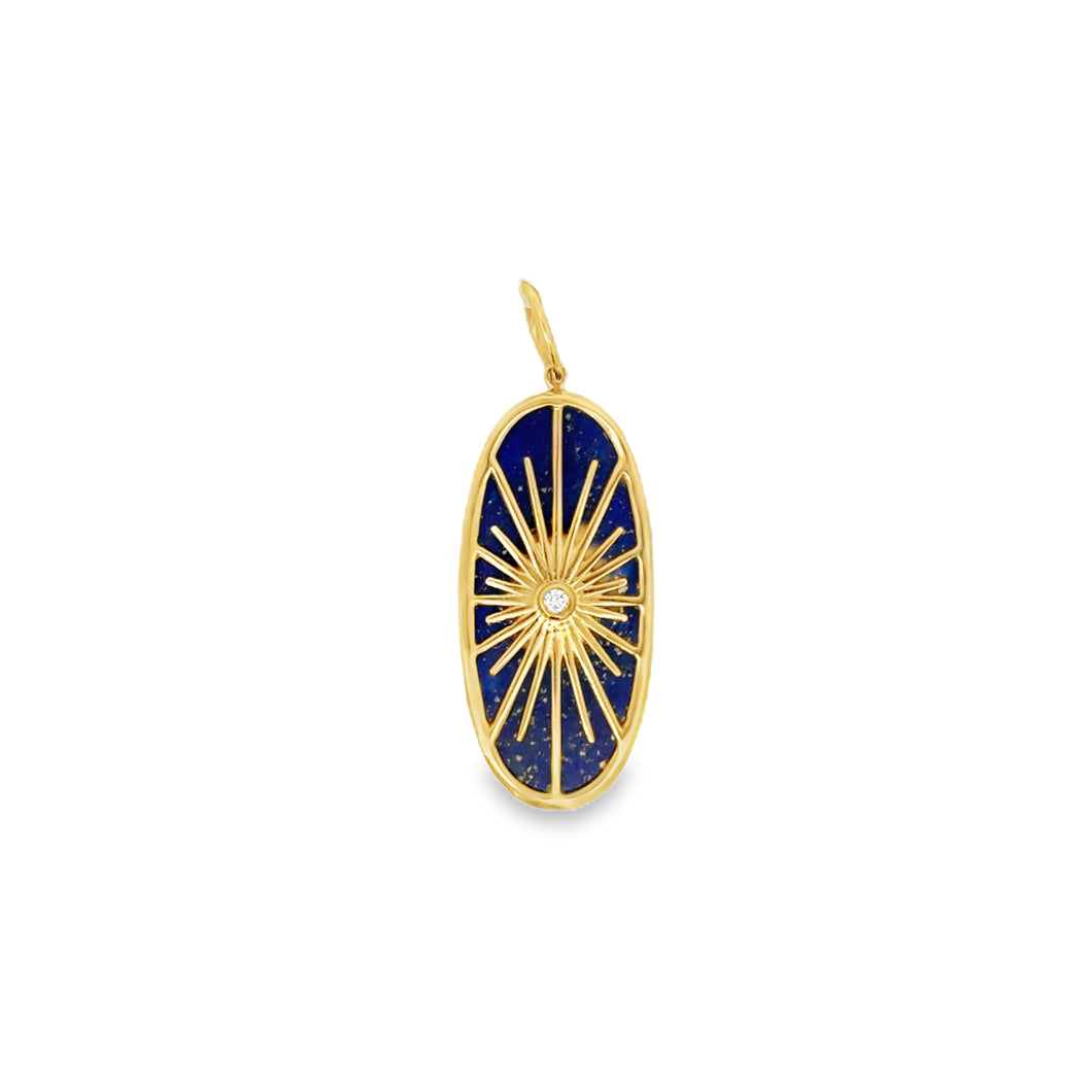14K Lapis Starburst
