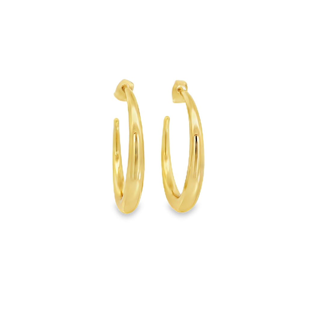 Thin Crescent Hoops