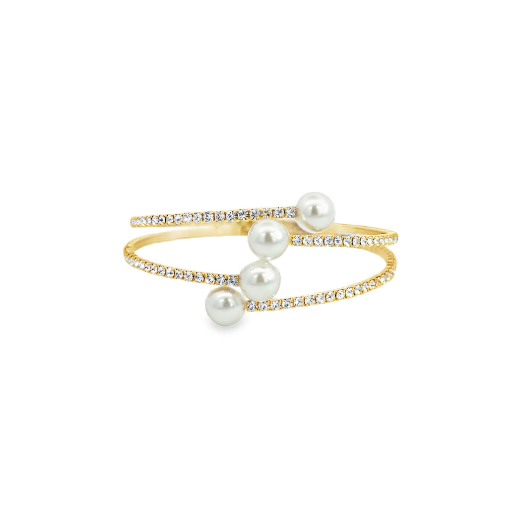 CZ Pearl Bracelet