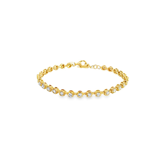 14K Prong Tennis
