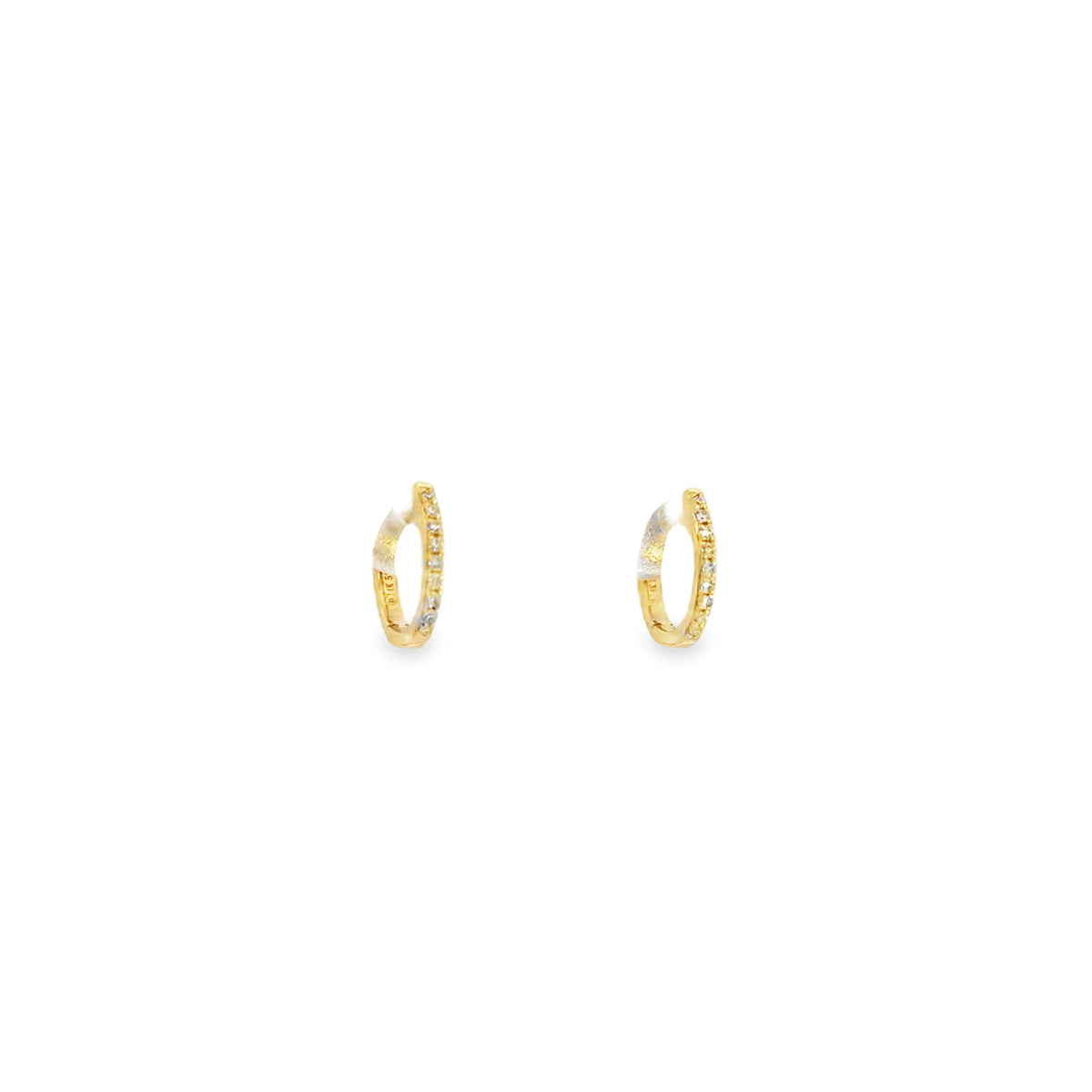 14K Huggies - 9mm