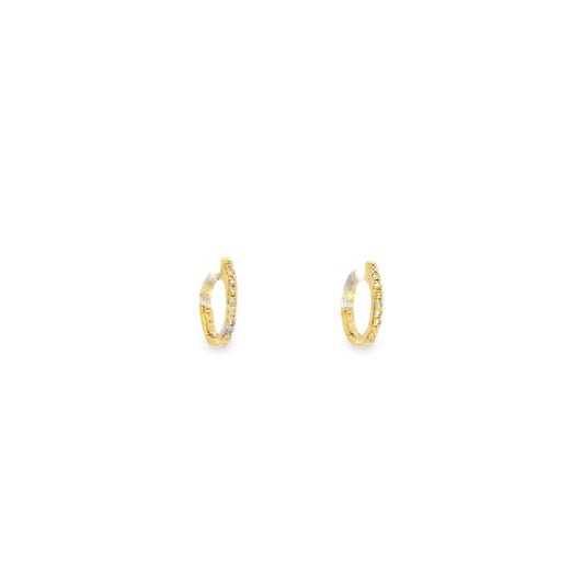 14K Huggies - 9mm
