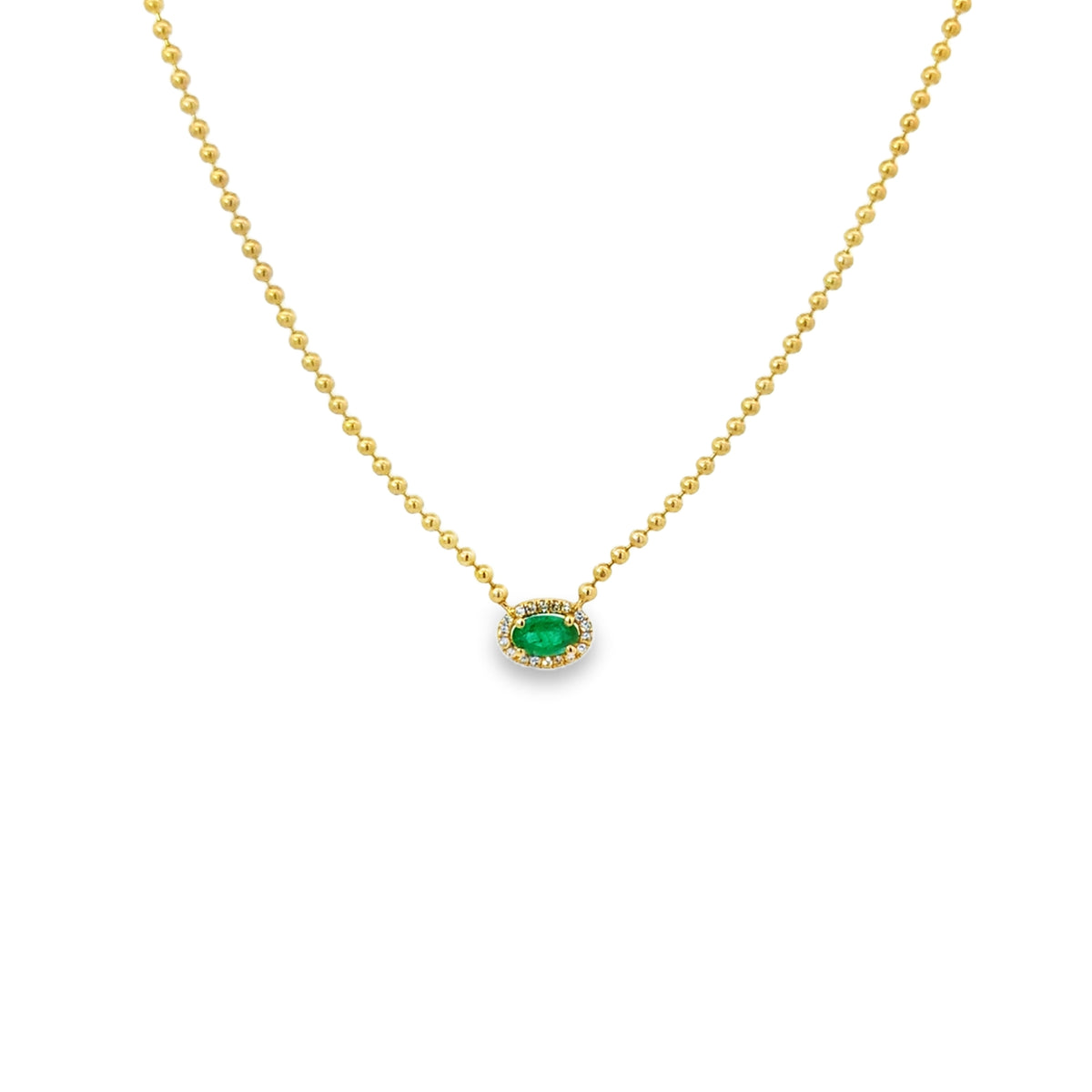 14K Tiny Emerald