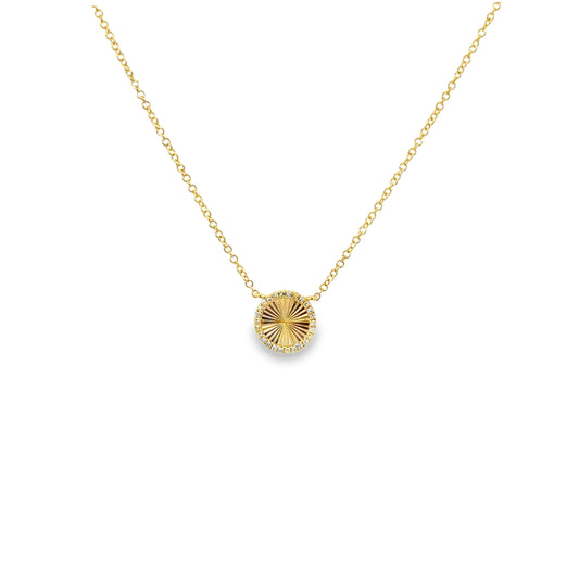 14K Fluted Disc