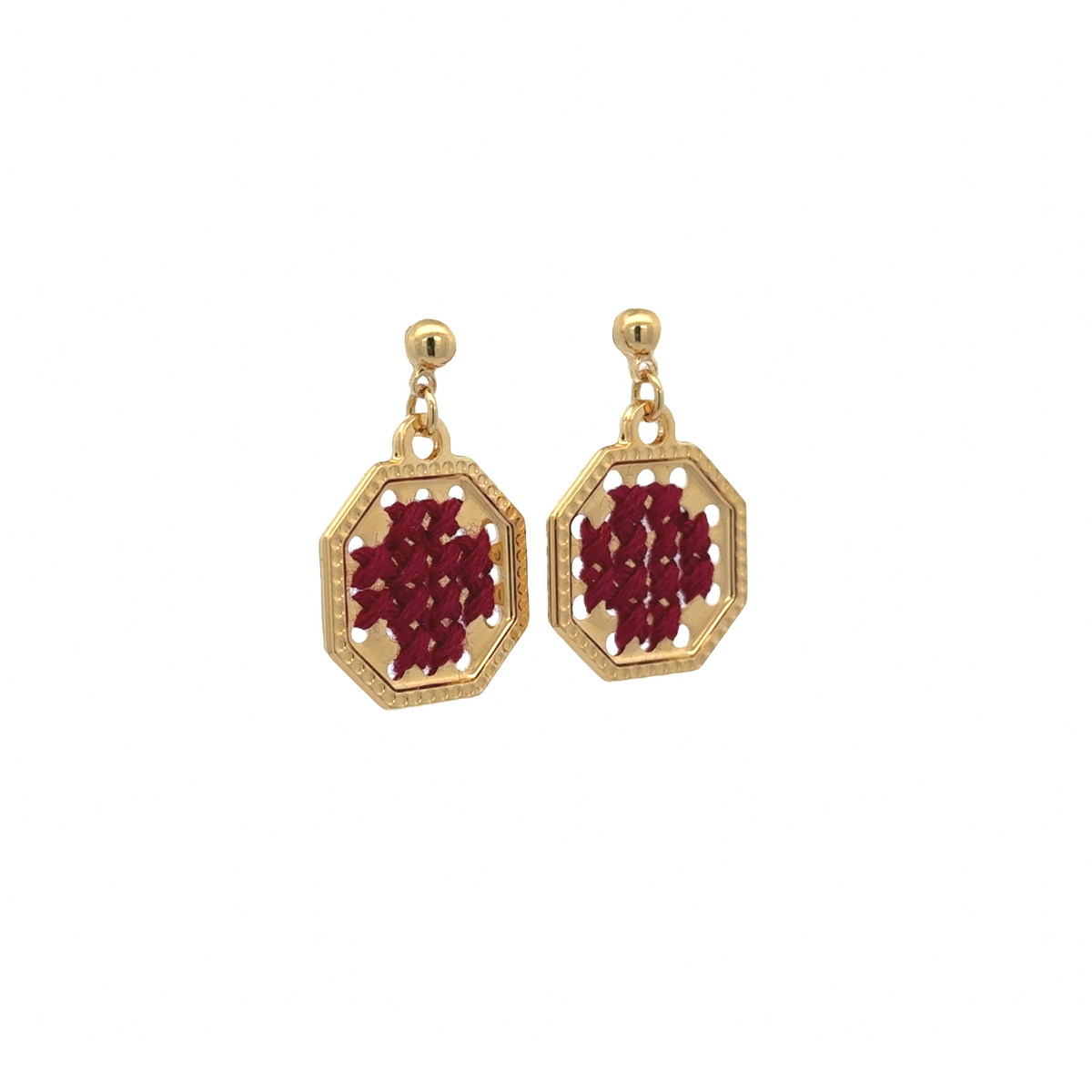 Stitched Earrings