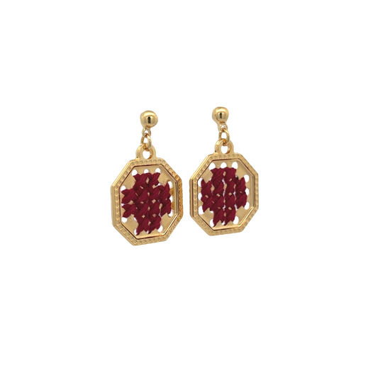 Stitched Earrings