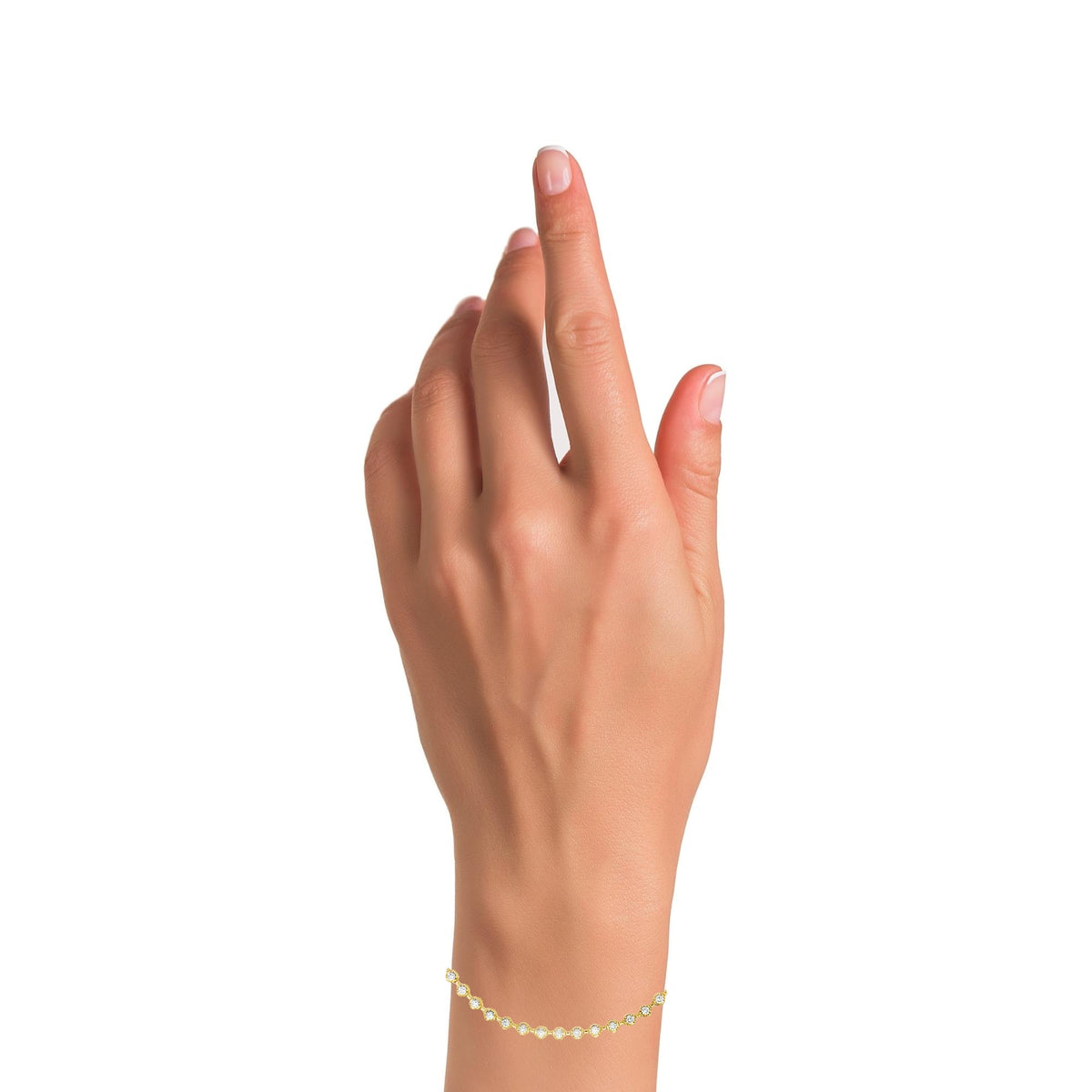 14K Prong Tennis