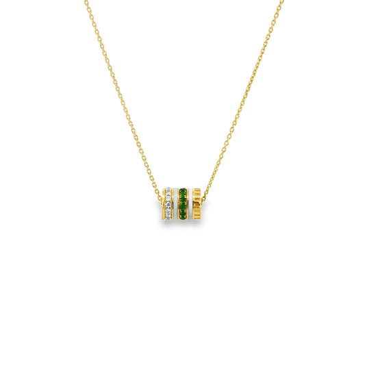 14K Rondelle