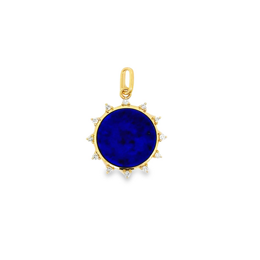 14K Lapis Charm