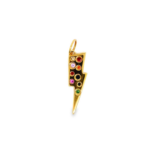 14K Sapphire Bolt
