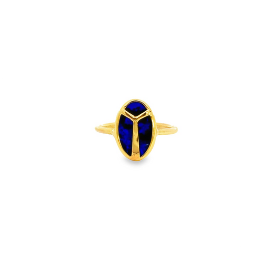 18K Opal Scarab