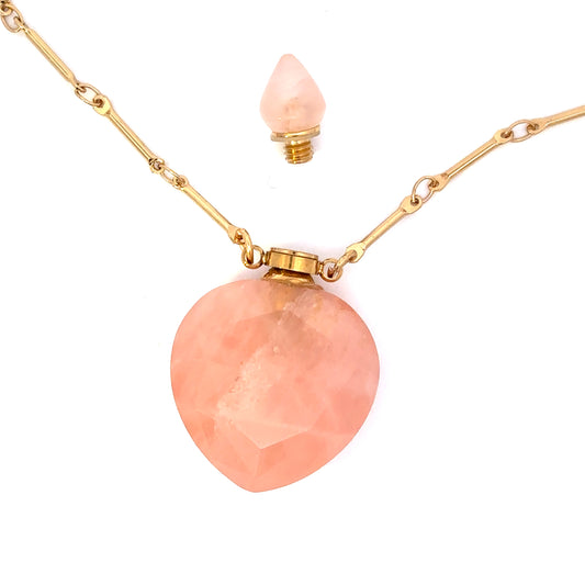 Rose Quartz Potion Bottle
