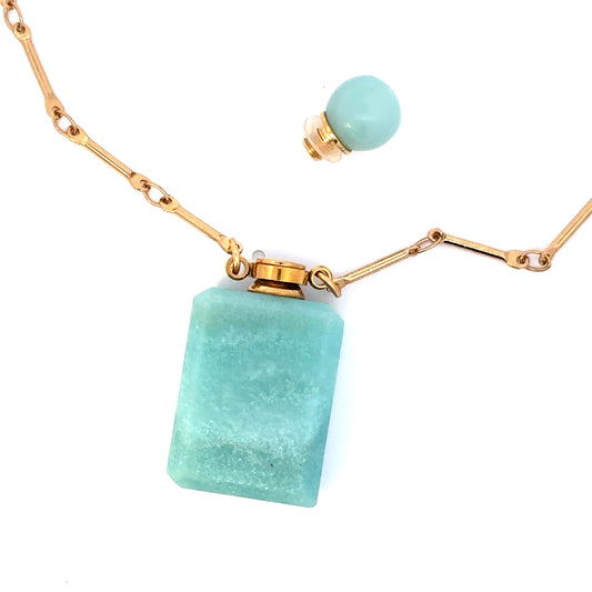 Amazonite Potion Bottle