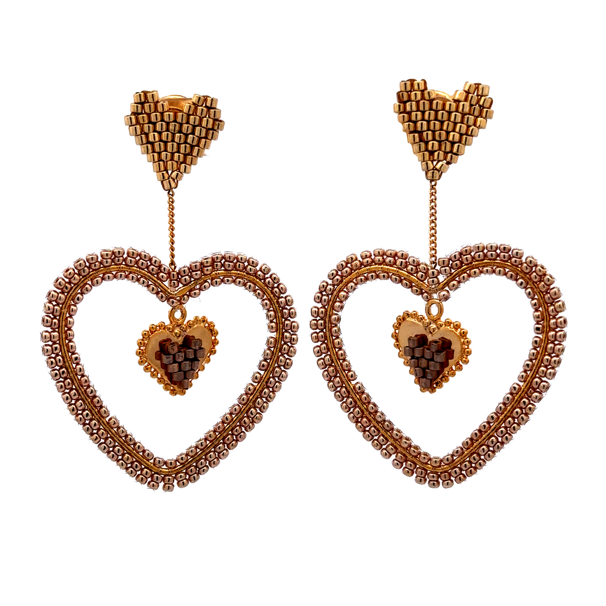 Beaded Hearts