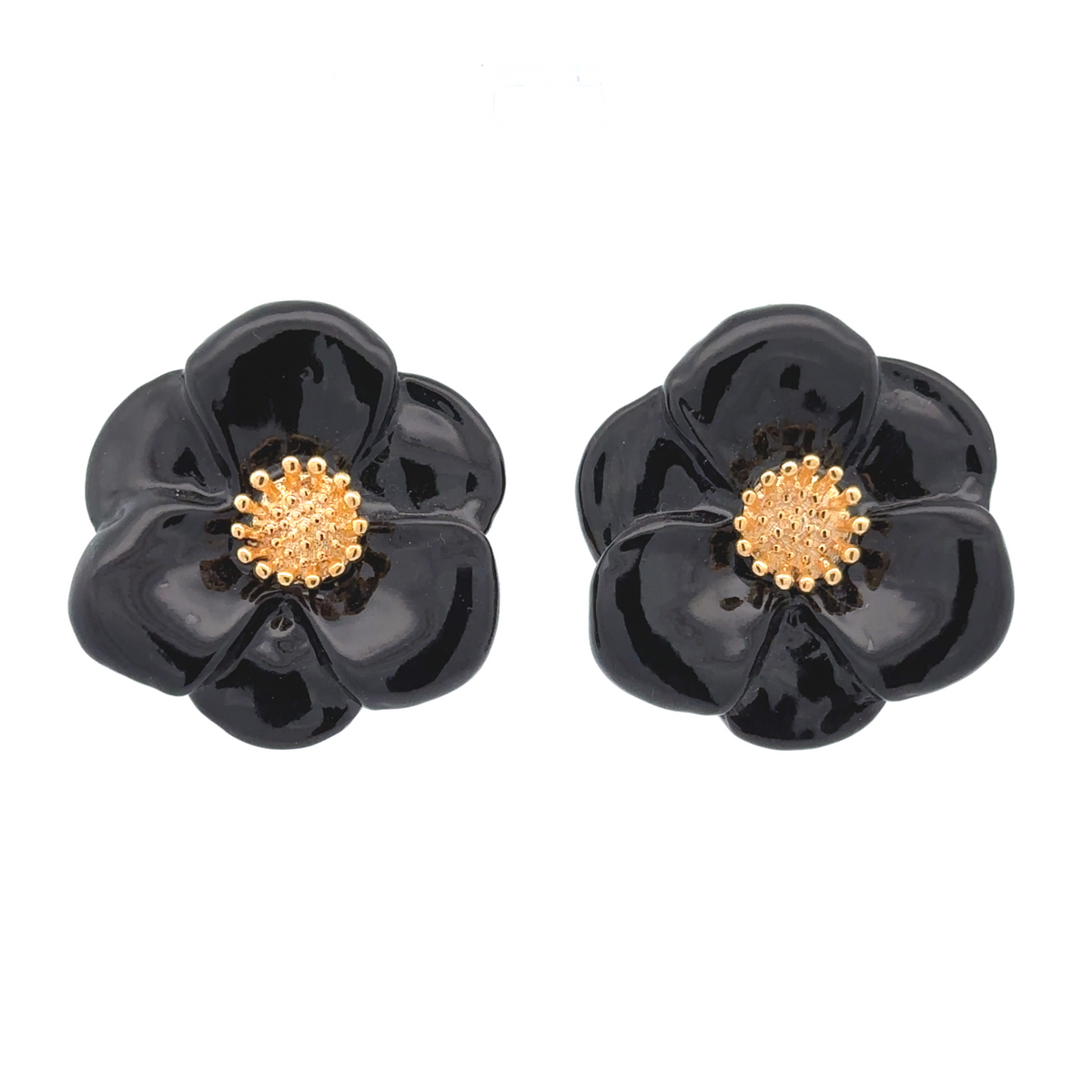 Porcelain Flower Studs