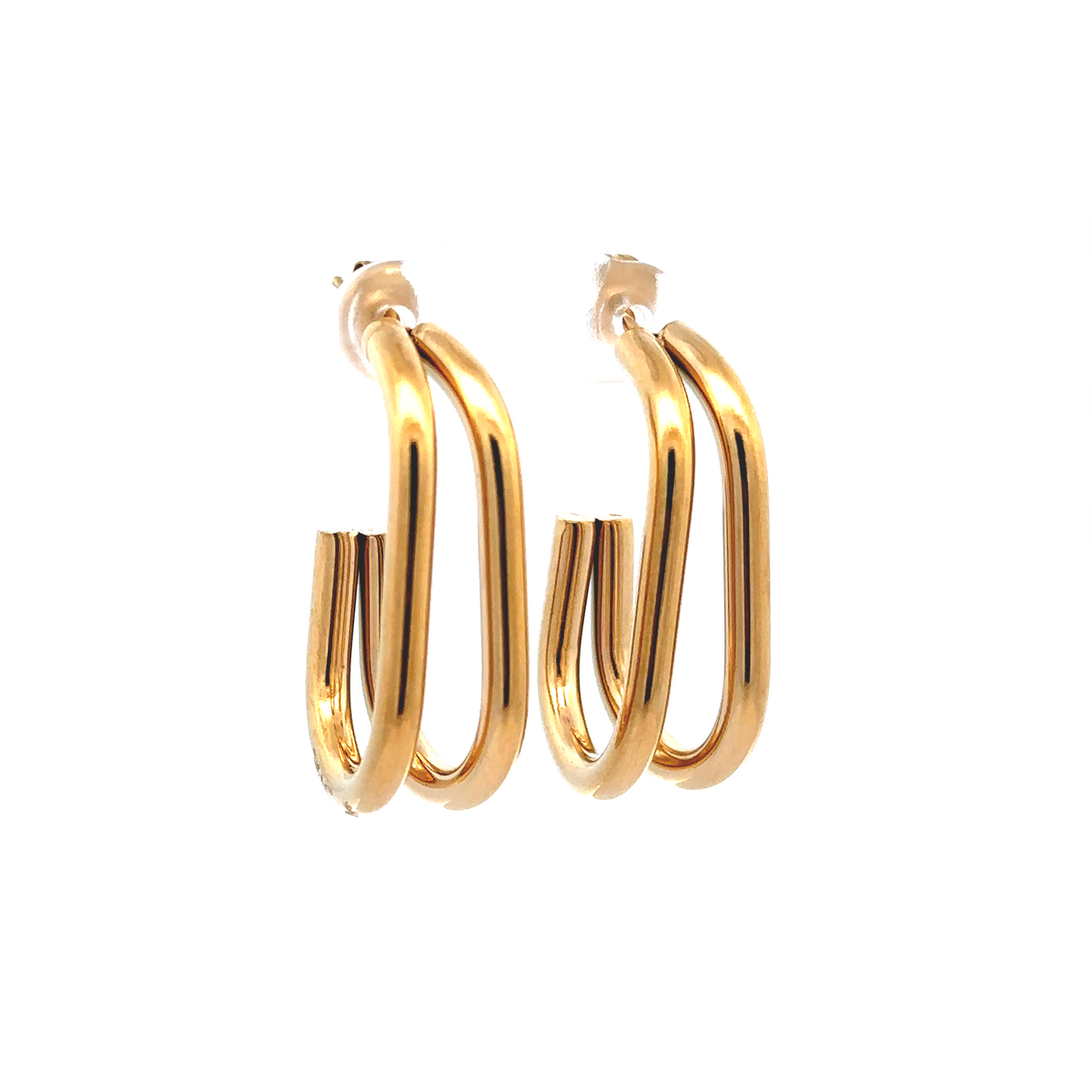Oval Split Hoop