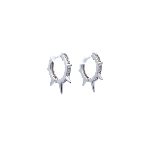 Silver Spike Huggies