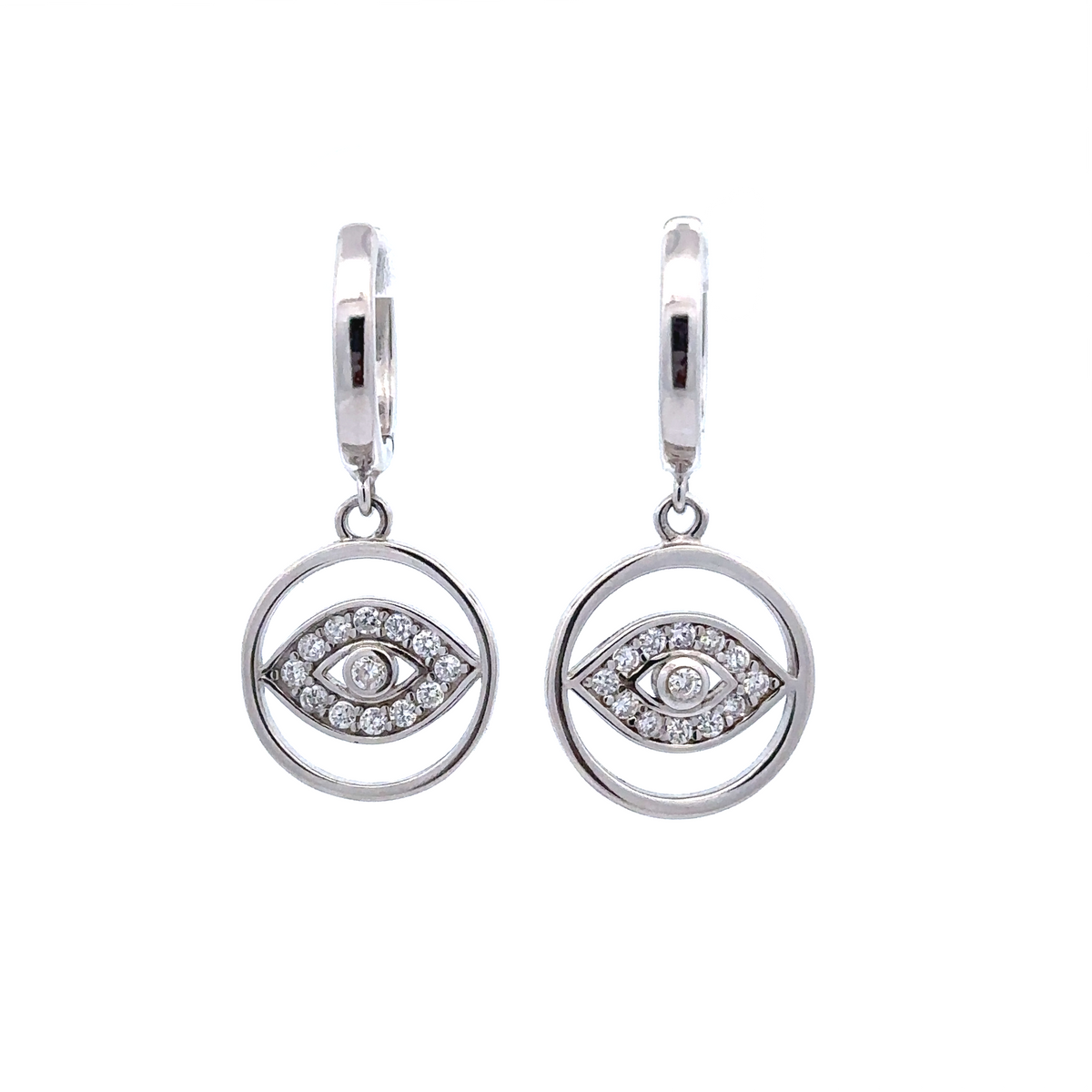 Silver Eye Huggies