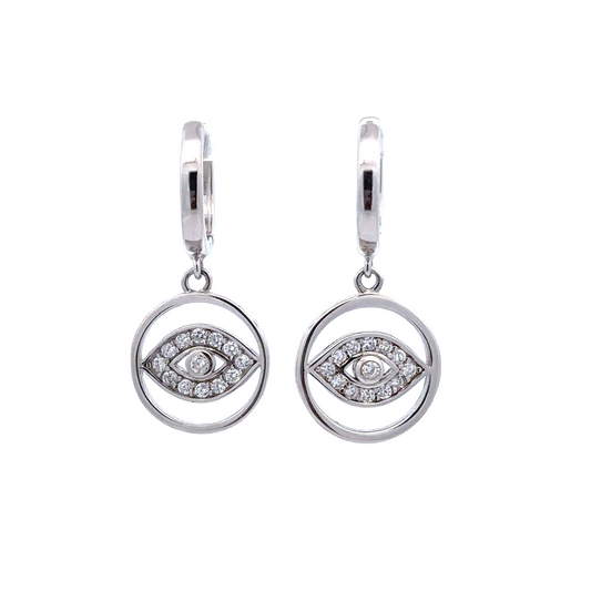 Silver Eye Huggies