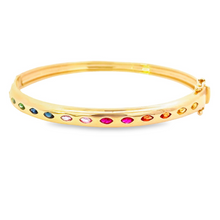 Load image into Gallery viewer, 14K Rainbow Bangle

