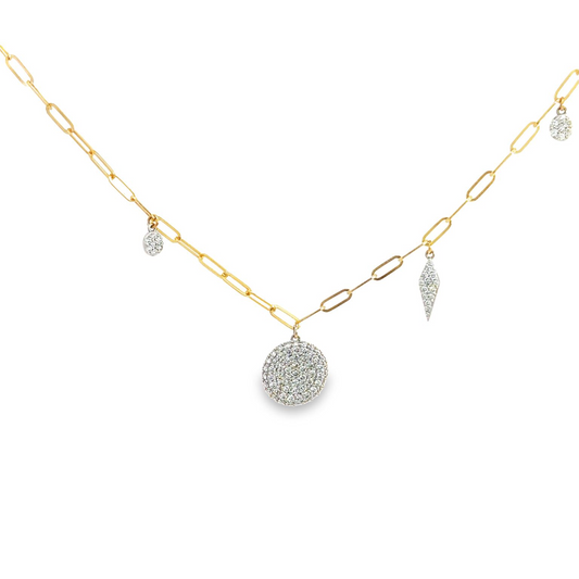 14K Multi Charm Chain