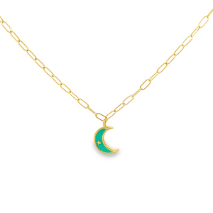 Mini Enamel Moon