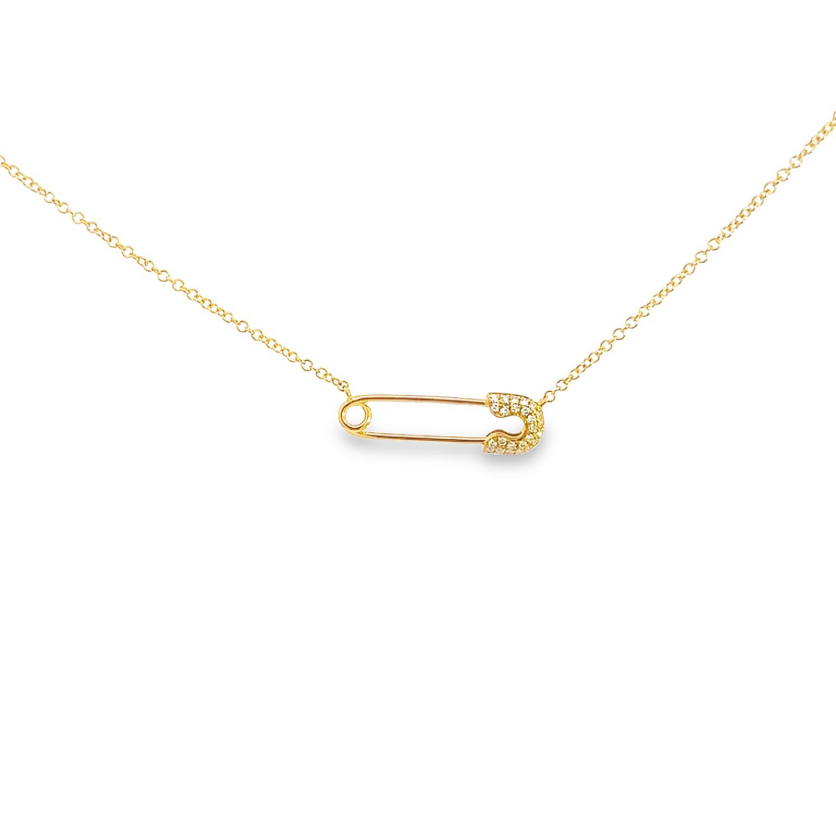 14K Safety Pin