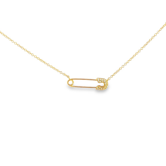 14K Safety Pin